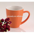 wholesale colored glazed porcelain mug